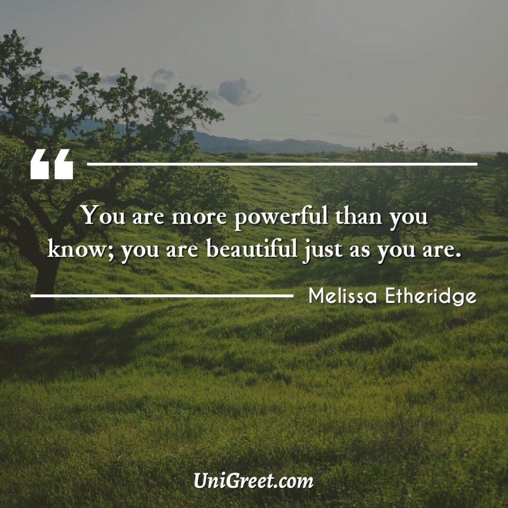 you are more powerful than you think quotes by melissa etheridge
